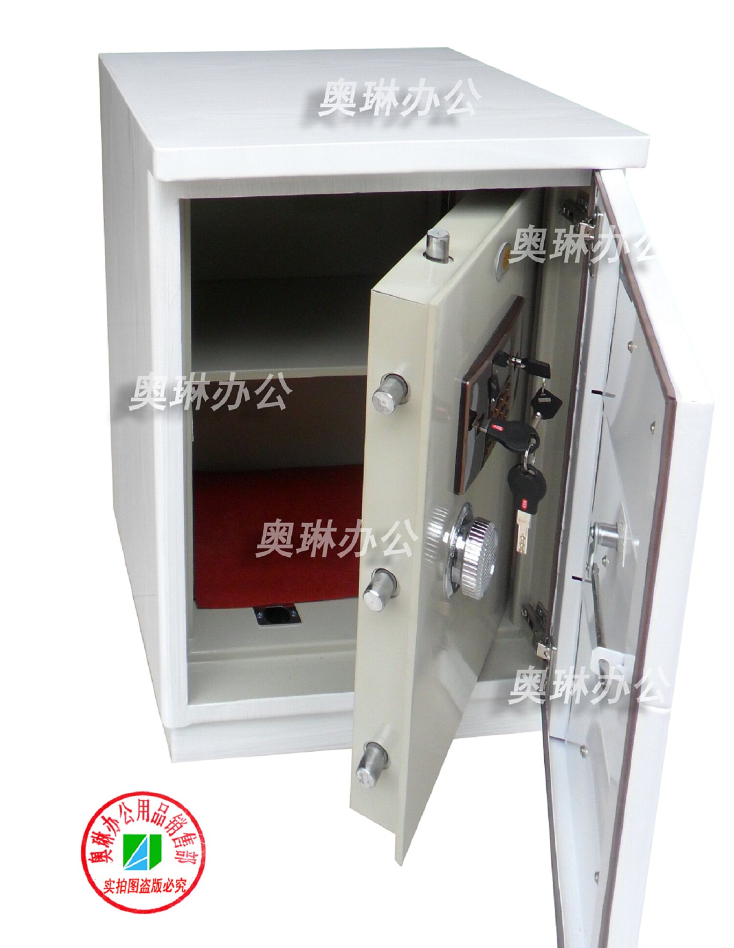All steel 70 bedside safe King size light cabinet safe Chengdu physical store direct sales