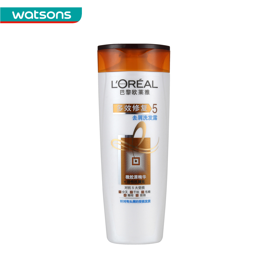 【屈臣氏】欧莱雅多效修复去屑洗发露400ML loreal
