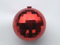 New 15cm electroplated ball Christmas ball square ball color ball window Hotel evening party recommended direct sales