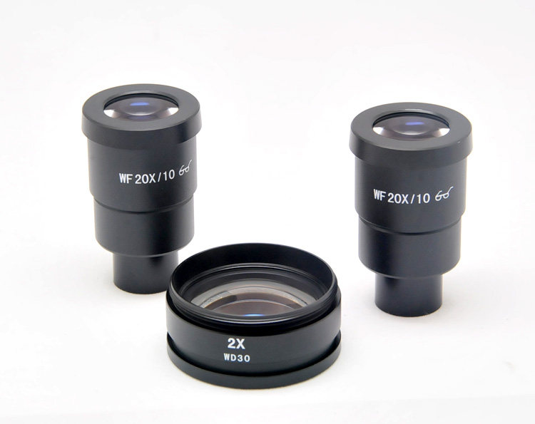 Body view microscope 180X package 20X high-focus wide-angle eyepiece 2X large objective lens 0 5X large objective-Taobao