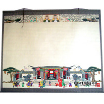  Jiatang axis Jiatang shadow axis family genealogy large hand-painted boutique custom 250*200cm