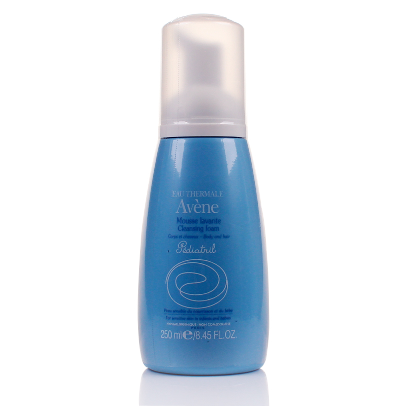 Avene/雅漾婴儿洗发沐浴泡沫/摩丝250ml 无香温和