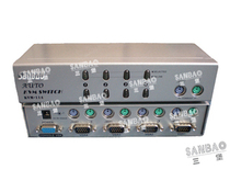 100% original Sanbao 4 KVM multi-computer host switcher KVM-114 support hot swappable