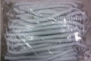 Telephone accessories-white red black optional spring wire curve telephone microphone line receiver line