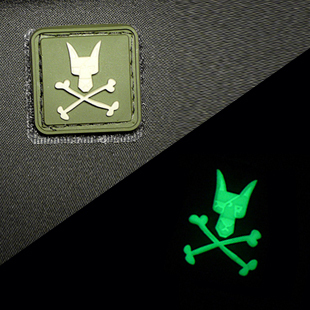 OYO outdoor TAD subsection Dog X-Bones Ranger Eye Nightlight Magic Sticker Small Stamp Cuff Mark Arm Badge