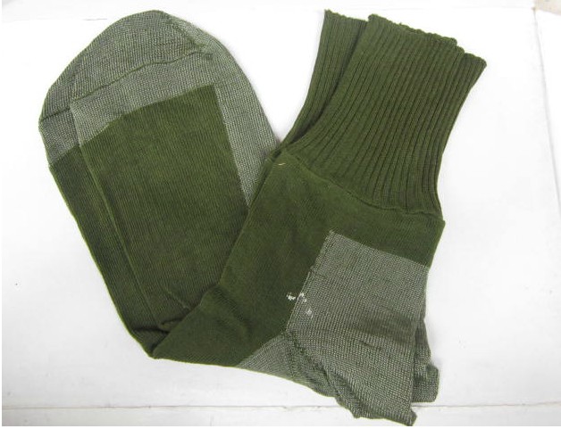 Old fashioned 87 cotton socks veteran socks cotton thread socks straw green socks sock mouth with tightness socks abrasion resistant