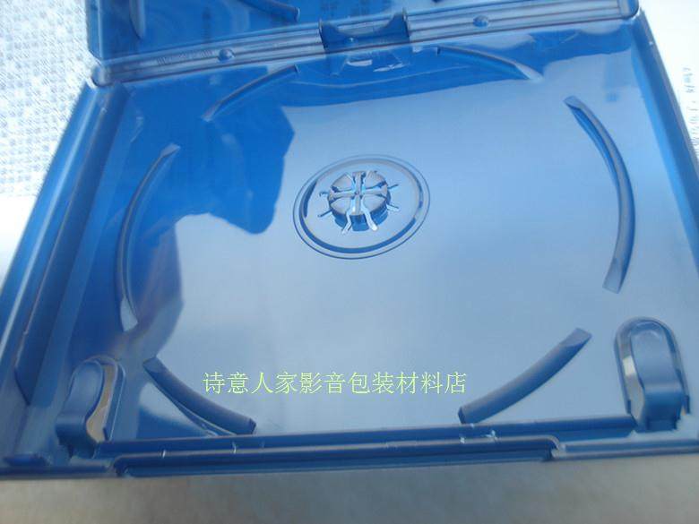 Blu-ray box 12mm rounded dark blue Blu-ray disc box is stronger and flat new mold