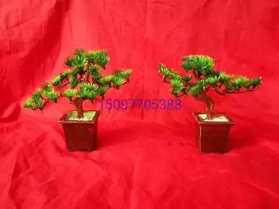 Funeral products Pine evergreen A pair of sacrificial white things with burial ornaments Lingtang shroud urn Funeral supplies