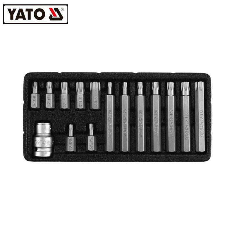 Ierto YATO Tool 15-piece set 10MM Mid Confucius Rotary Tool Set Screw Filter Batch YT-0417