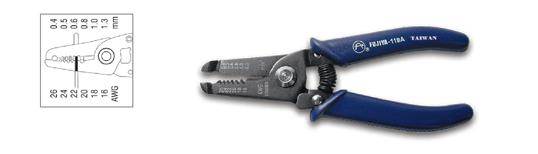 Taiwan imported original dress F-119A Fuchya FUJIYA Electronic exfoliating pliers 0 4-1 3 6 6