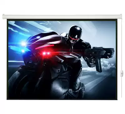 Projection screen 120 inch 4:3 projector curtain white plastic glass fiber electric curtain or bracket curtain