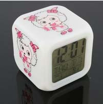 (Heyang Yang) Seven colorful mood alarm clocks★electronic clocks★thermometers