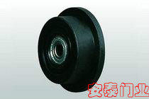 Telescopic door body Small iron wheel Electric telescopic door special iron walking wheel Double track iron wheel Telescopic door accessories