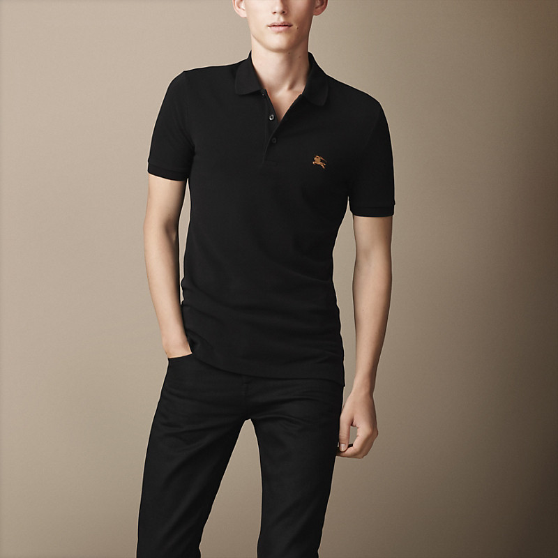 Burberry博柏利 男士双重染色棉质Polo衫 38722951