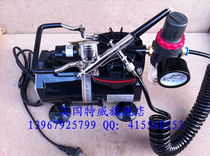 Taiwan U-star air pump U-601A spray pump with 130 airbrush set mini oil-free silent air compressor