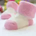 Bé sơ sinh vớ mùa thu và mùa đông cotton dày terry vớ lỏng miệng dài ống nam và nữ vớ bé 0-3 tháng tất lười bé gái Vớ