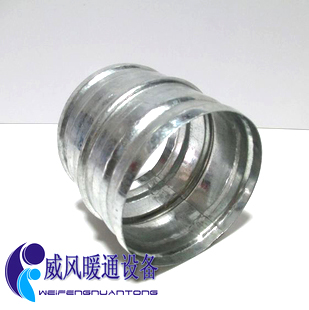 Air exchange fan fittings vent pipe fittings in white sheet metal duct 150mm