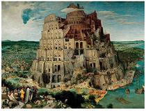 Out of print spot German imported Ravensburger painting puzzle Babel Tower (5000 pieces)