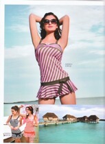 Special cabinet SANQI Three-odd woman fashion one-piece dress swimsuit SQ9009 special price clearance