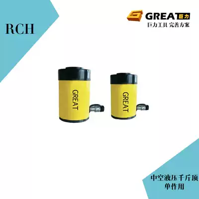 (Juli quality)RCH single-acting hollow hydraulic jack plunger hydraulic cylinder complete model