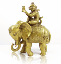 Yiding Gui large bronze elephant bronze monkey worshippers