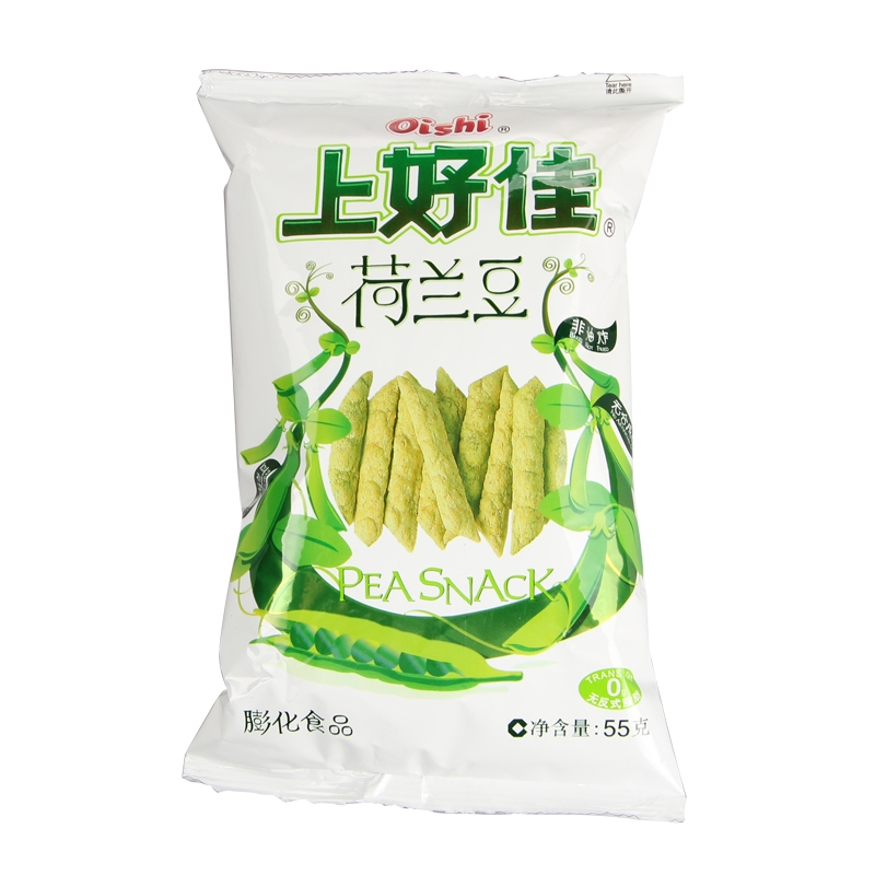 【天猫超市】上好佳荷兰豆 55g 休闲消遣膨化食品 无反式脂肪