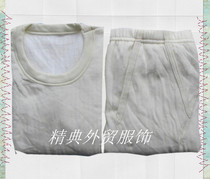 Foreign trade clothing British single original single mens wool warm long and short sleeves leggings