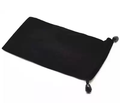 Black multi-purpose pocket storage bag square bag repeater radio Walkman protective bag velvet bag