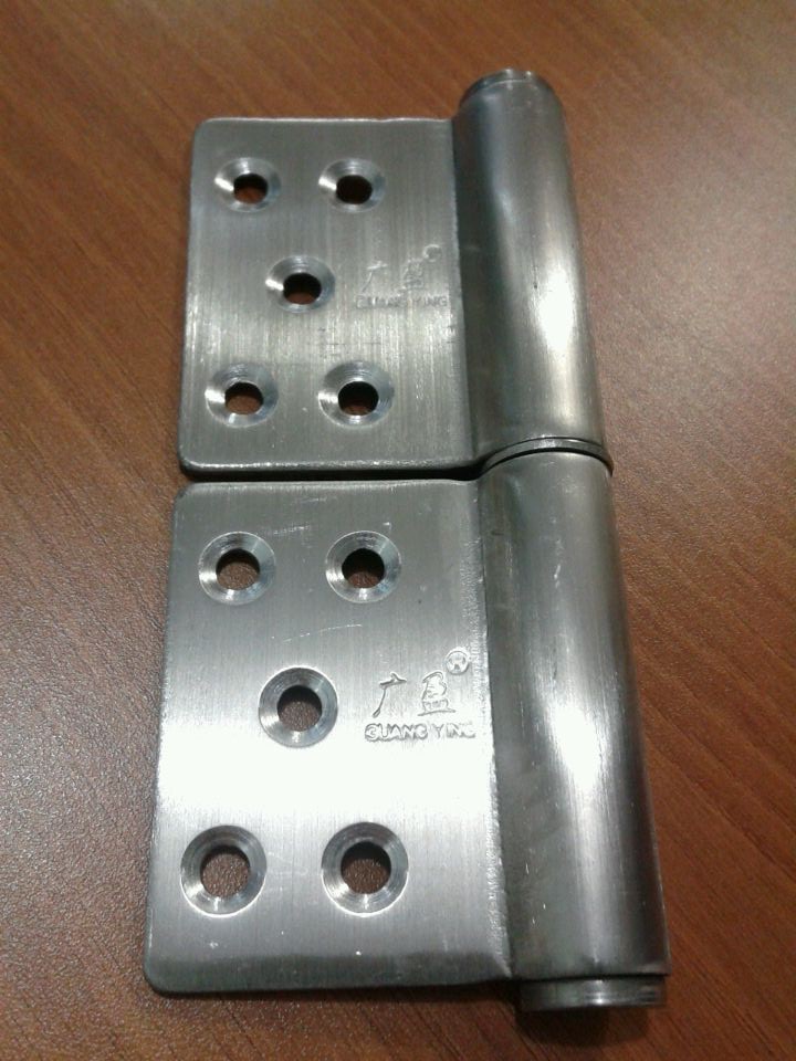 Stainless steel flag-shaped hinge hinged fireproof door hinge detachable hinge detachable hinge 5 inch stainless iron rocking leather