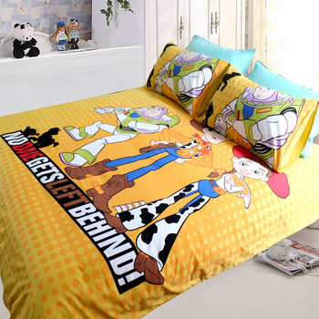 Aussino-disney cartoon children's bedding set-everyone comes to competition special offer