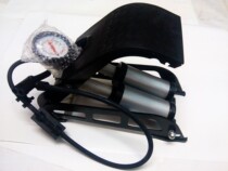 Water rocket air pump foot pedal with pressure gauge portable foldable inflator aeromodemeter race