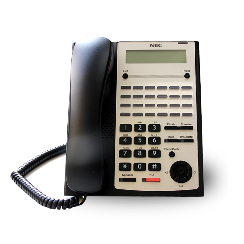 NEC SL1000 IP4WW-24TXH-A-TEL 24-Key Wired Phone with Display Programming (Black)