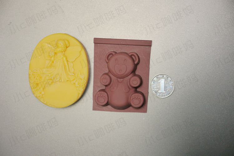 (recommended by mother C) Soap mold - a single bear about 30g, medium thickness
