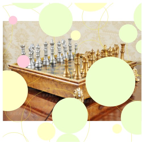 High-end home living room study furnishings high-end decorative pieces with drawers chess high-grade imported resin solid wood