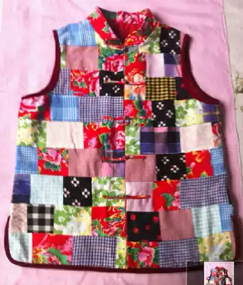 Ethnic style splicing vest 2012 new