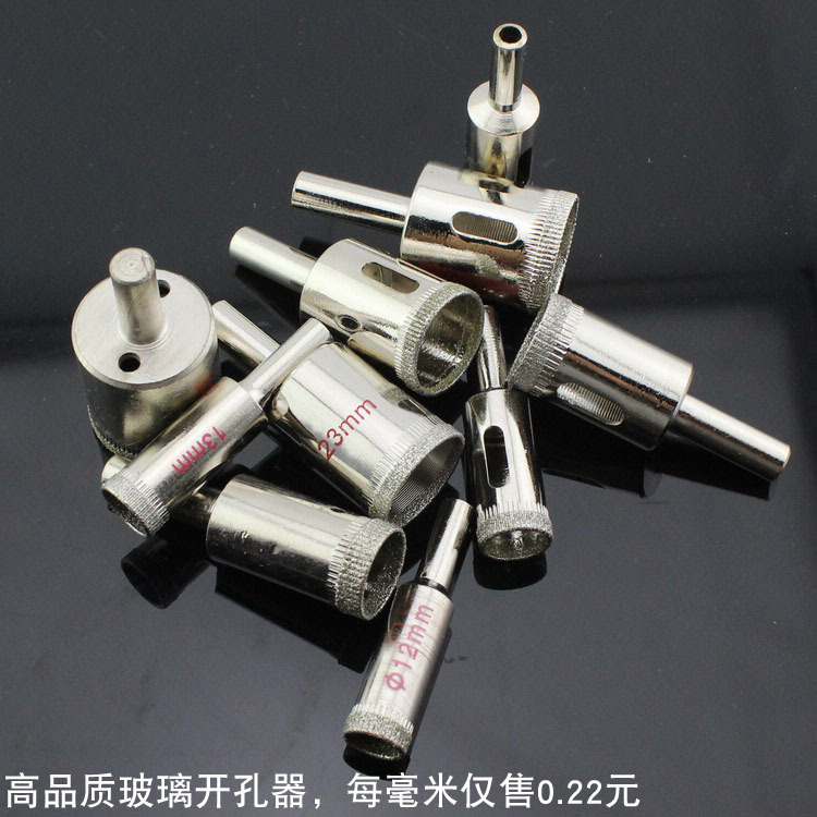 BOUTIQUE DRILLING TOOL 3-26mm DIAMOND GLASS DRILL Porcelain Tile Driller Glass Driller