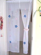 New cartoon childrens yarn to open Japanese door curtain foreign trade finished Bedroom Feng Shui partition