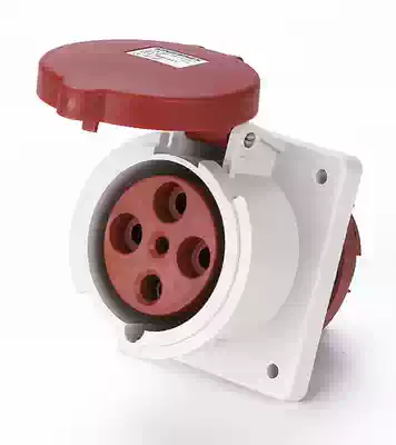 Guoman MNIEKNES German standard waterproof industrial concealed socket 4 core 63A IP44 MN6431