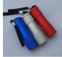 9 LED small flashlight white flashlight strong light flashlight super bright