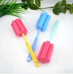 Color Sponge Cup Toothbrushing Sponge Head Bottle Glass Cups Brushed Coffee Cup Brushed Special Cleaning Supplies