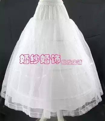 Wedding dress high-end lining cloth skirt support two circles of double yarn plus lace elastic buckle increase skirt support HY202 factory direct sales