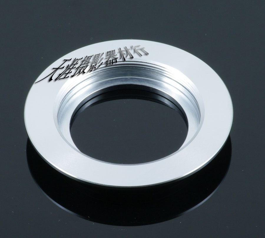 Pure copper strip bezel 42mm screw mouth lens switching Canon EF bayonet fuselage switching ring switching ring