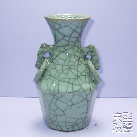 Promotional Ripples Small Vases Antique Porcelain Pendulum Pieces Ceramic Craftwork Bogu Shelf Decorative Porcelain Bottles