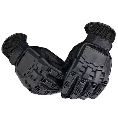 Military fans outdoor riding sports breathable protection black all-finger tactical gloves fighting men's Transformers gloves