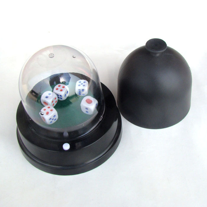 Electric full cover dice cup drinking electric screen cup color cup game dice KTV bar supplies with sieve