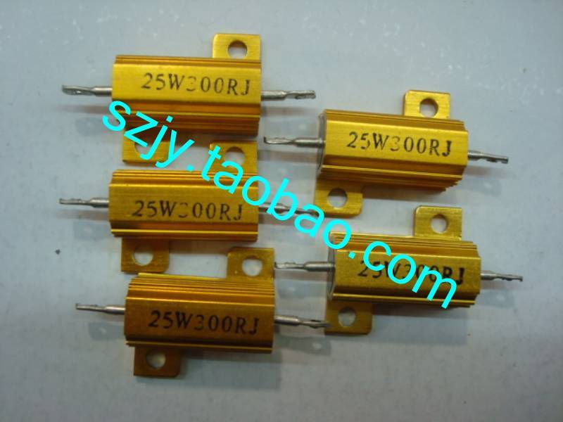 25W 300R aluminum shell power resistance 25W300R brand new original spot sale