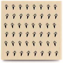 @ Stampabilities House-Mouse series Wood seal * stamp G1055 Mouse paw print