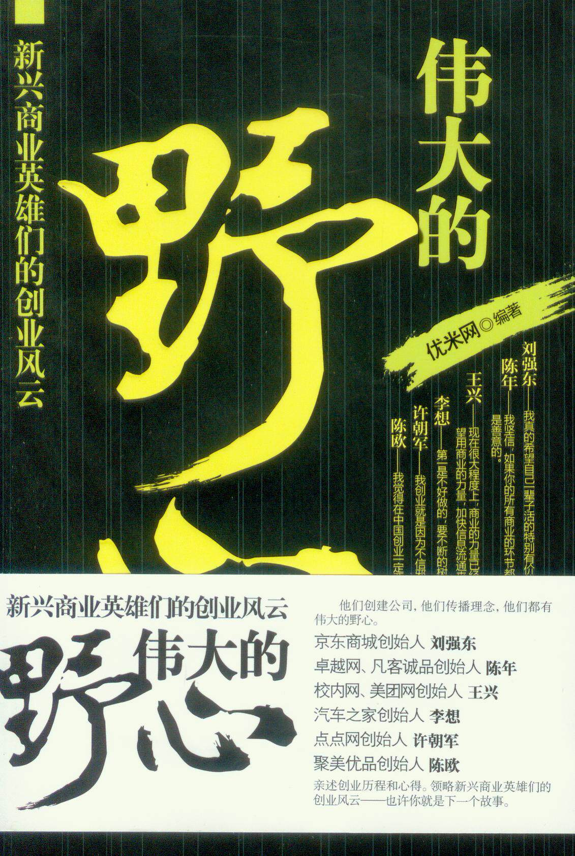 伟大的野心(新兴商业英雄们的创业风云)