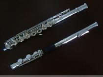 Jinbailing flute musical instrument beginner examination General 16-hole closed-hole E-key C-tune silver-plated flute