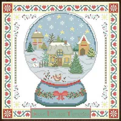 Winter crystal ball paper embroidering diagram on page 4, 128 g color spray cans paper printing